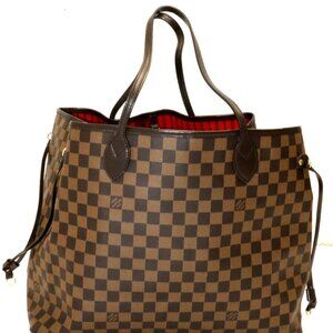 Louis Vuitton Damier Ebene Canvas Neverfull GM - Brown